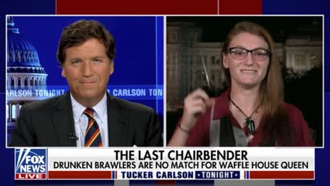 A former Waffle House employee who effortlessly deflected a chair that was thrown at her during a brawl says she has been "blacklisted" by the chain