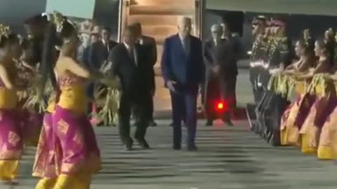 president of the united states Joe Biden arrives in bali for G20 summit 2022