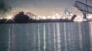 Baltimore Bridge Collapses After Container Ship Hits It