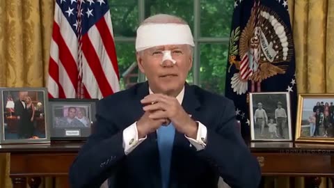 Joe Biden was attacked by Ultra Maga terrorist sand bags💰👜💼