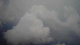 Flying my drone in the clouds.