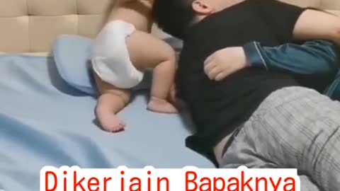 his father told him to sleep alone
