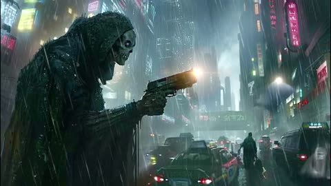 Zombie with a Shotgun Blade Runner Theme Vibes #22