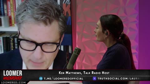 FUN MOMENT ON THE WAY TO THE TRUTH. Ken Matthews ON Laura Loomer's show.