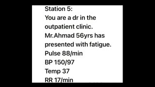 ST5.56 year old man with fatigue