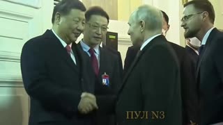 Xi Jinping and Wladimir Putin