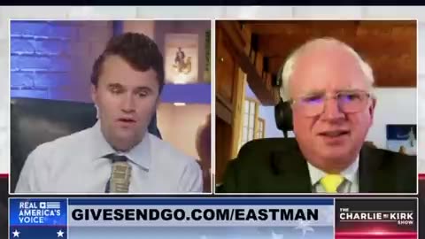 John Eastman tells Charlie Kirk the Trump indictment is '45 pages of basically false narrative'