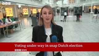 Dutch voters choose new leaders inneck-and-neck election race - BBC News
