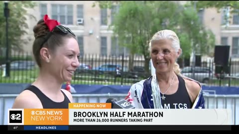 Over 26,000 running in 2024 Brooklyn Half marathon CBS New York