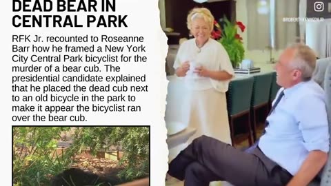 RFK Jr tells Roseanne about his Dead Bear Story