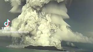 Hunga Tunga Volcano EXPODES !!!