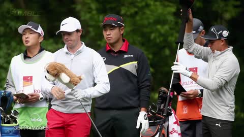 Golfball with Earplug Attached to It Thrown at Rory McIlroy & Ricky Fowler