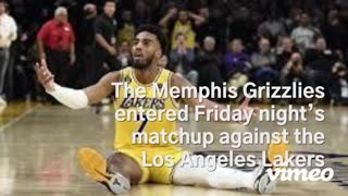 Quick Recap: Memphis Grizzlies fall late to Los Angeles Lakers 122-121