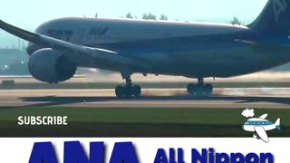 ANA B787 Dreamliner Landing 🛬