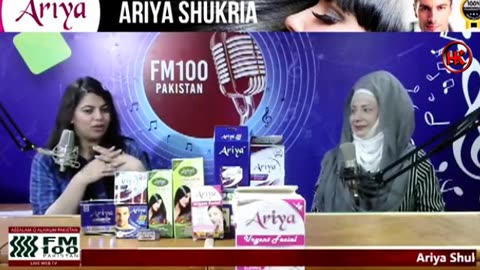 Ariya Shukria Program 02 With RJ Mahnoor & Beautician Rj Haya Khan at FM100 Pakistan