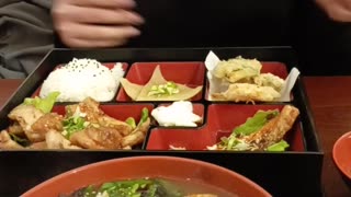 Japanese Ramen Bento Sushi combo