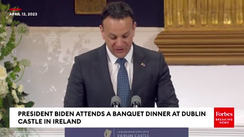 BREAKING NEWS- Biden Speaks At Banquet Dinner At Dublin Castle In Ireland