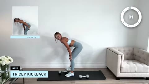 "Strong Arms & Sculpted Shoulders: 15-Minute Dumbbell Workout at Home"