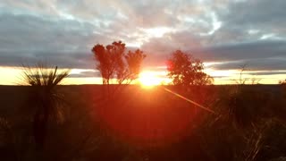 Sunset at Waalegh shelter on the Bibbulmun track Western Australia 2019