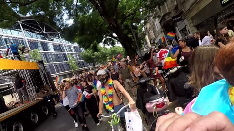 Bordeaux France Gay LGBTQIA+ Pride 2018GoPro 1