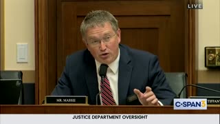 Rep. Thomas Massie CALLS OUT The DOJ For Targeting Elon Musk After He Criticized Democrats