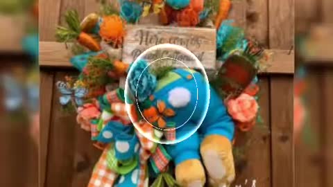 32+latest easter wreath decoration ideas for beginners