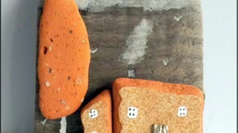 Adorable attractive stone art/pebble decoration ideas