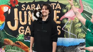 Andrei with lemur
