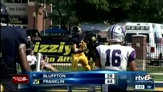 September 24, 2016 - Franklin Tops Bluffton, 44-38, in College Football