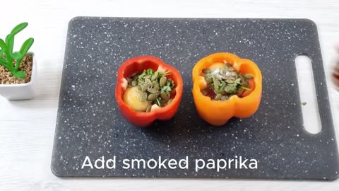 Roasted Bell Peppers with filling