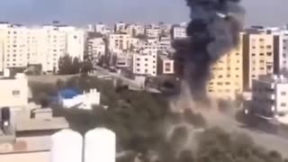 🔥🇮🇱 Israel War | Airstrike on Al Karama Residential Complex, Gaza City | RCF