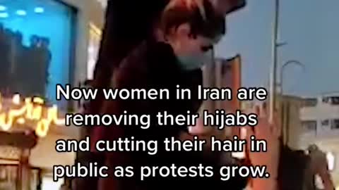 Women In Iran Are Cutting Their Hair in Public Over the Death of a 22-Year-Old Woman