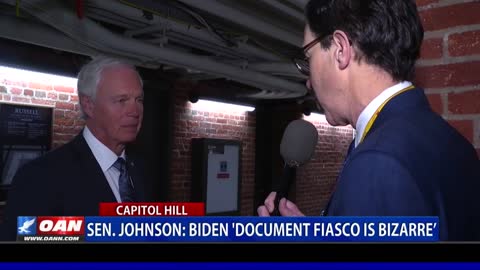 Sen. Johnson: Biden document fiasco is bizarre
