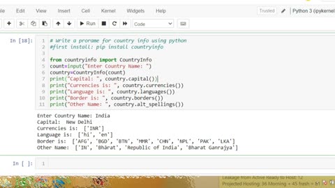 Find Country Info In Python - Free Python Course