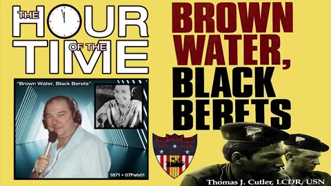 THE HOUR OF THE TIME #1871 BROWN WATER-BLACK BERETS