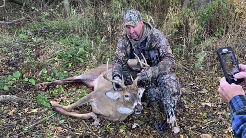 Nov 6, 2021 INDIANA BUCK WITH A BOW - graphic