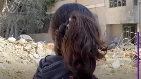 A 10-year-old Palestinian girl breaks down while talking to MEE