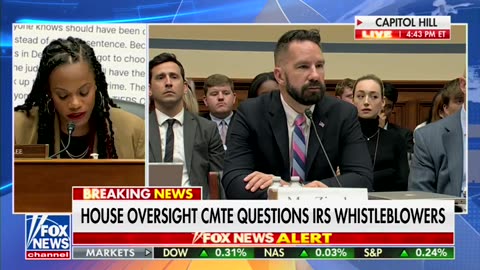 IRS Whistleblower visibly confused about Dem Rep's speech