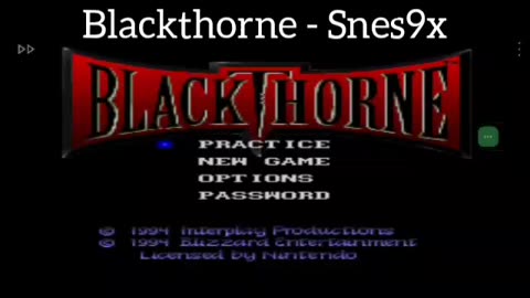 Blackthorne - Snes9x Emulador Android (Moto e13)