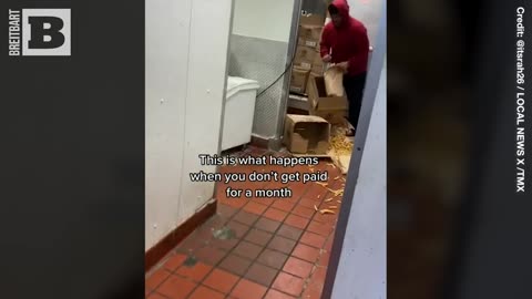 AVERAGE DAY AT POPEYES: Worker Trashes Restaurant After Claims of Withheld Pay