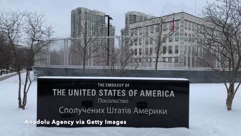 Families Of U.S. Diplomats Ordered To Leave Ukraine As Fears Of Russian Invasion Mount