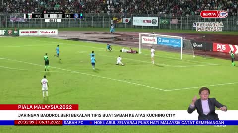 Gol Pertama Badrol Dalam Piala Malaysia 2022 | Uitm Fc Vs Sabah Fc