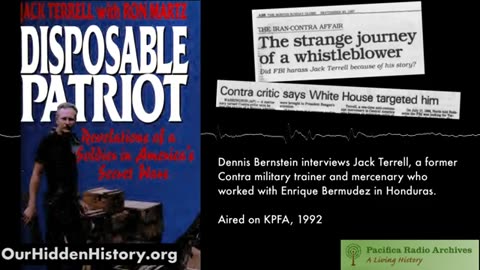 KPFA Pacifica Radio | Interview w/ "Disposable Patriot" Mercenary Whistleblower Jack Terrell (1992)