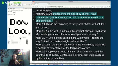 Faith Devlog Gaming Stream - Ep: 038 - Reading Matthew 28