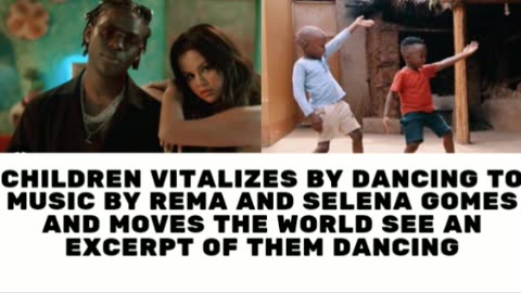 African children move the world by dancing to celebrity music