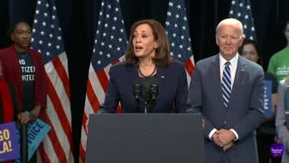 Kamala: "Our democracy is intact."