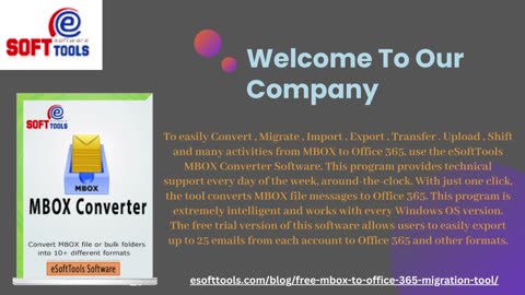 Free MBOX to Office 365 migration tool