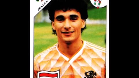 PANINI STICKERS NETHERLANDS TEAM WORLD CUP 1990