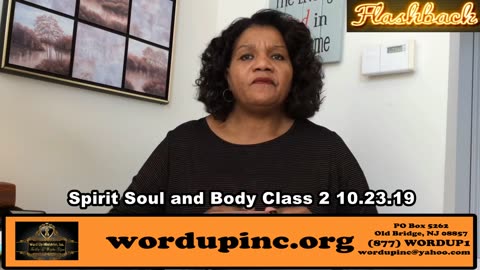 Spirit Soul and Body Class 2 10.23.19-FB