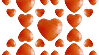 5mm heart-shape Orange spiny oyster Gemstone Cabochon Jewelry Making Fashion Design